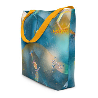 SciArt "Polycondensation" Beach Bag