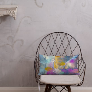 SciArt "Monomer-Polymer" 2-Sided Premium Pillow