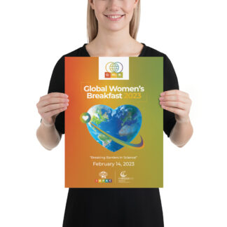 GWB2023 "Breaking Barriers in Science" Commemorative IYBSSD Poster 12"x16"