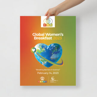 GWB2023 "Breaking Barriers in Science" Commemorative IYBSSD Poster 16"x 20"