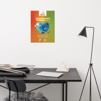 GWB2023 "Breaking Barriers in Science" Commemorative IYBSSD Poster 18"x 24"