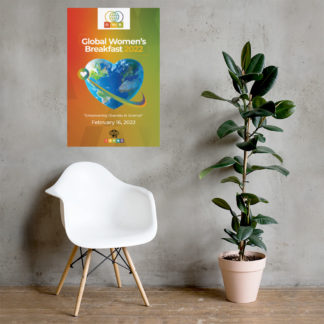 GWB "Hearts Around the World" Poster 24" by 36"