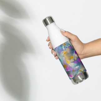 SciArt "Macromolecule" Stainless Steel Water Bottle