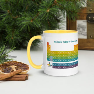 Periodic Table w/IUPAC Logo Mug with Color Inside