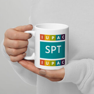 IUPAC SPT White glossy mug